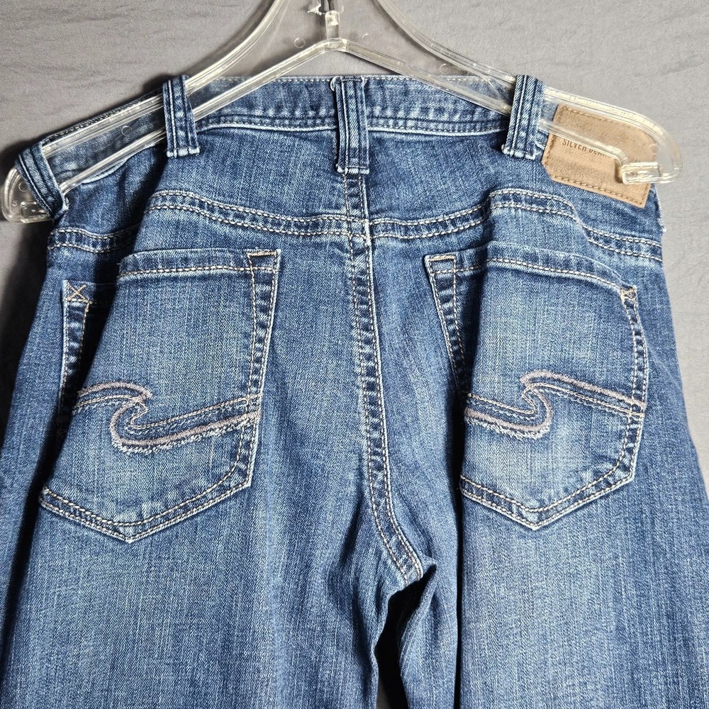 Silver Jeans Co Hunter Mens Jeans 33x32 Light Wash Straight Leg Denim - Picture 10 of 13